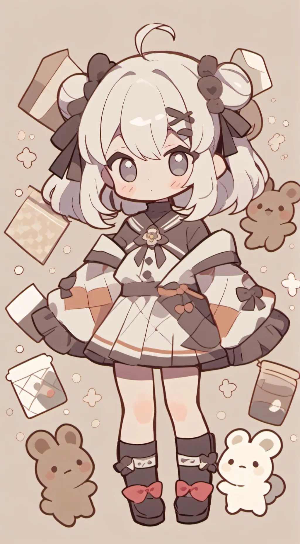 ai character: oti x fara  background