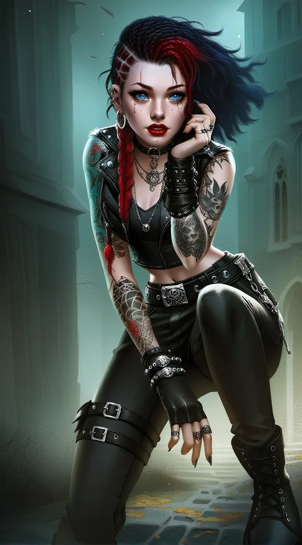 ai character: Ashley background