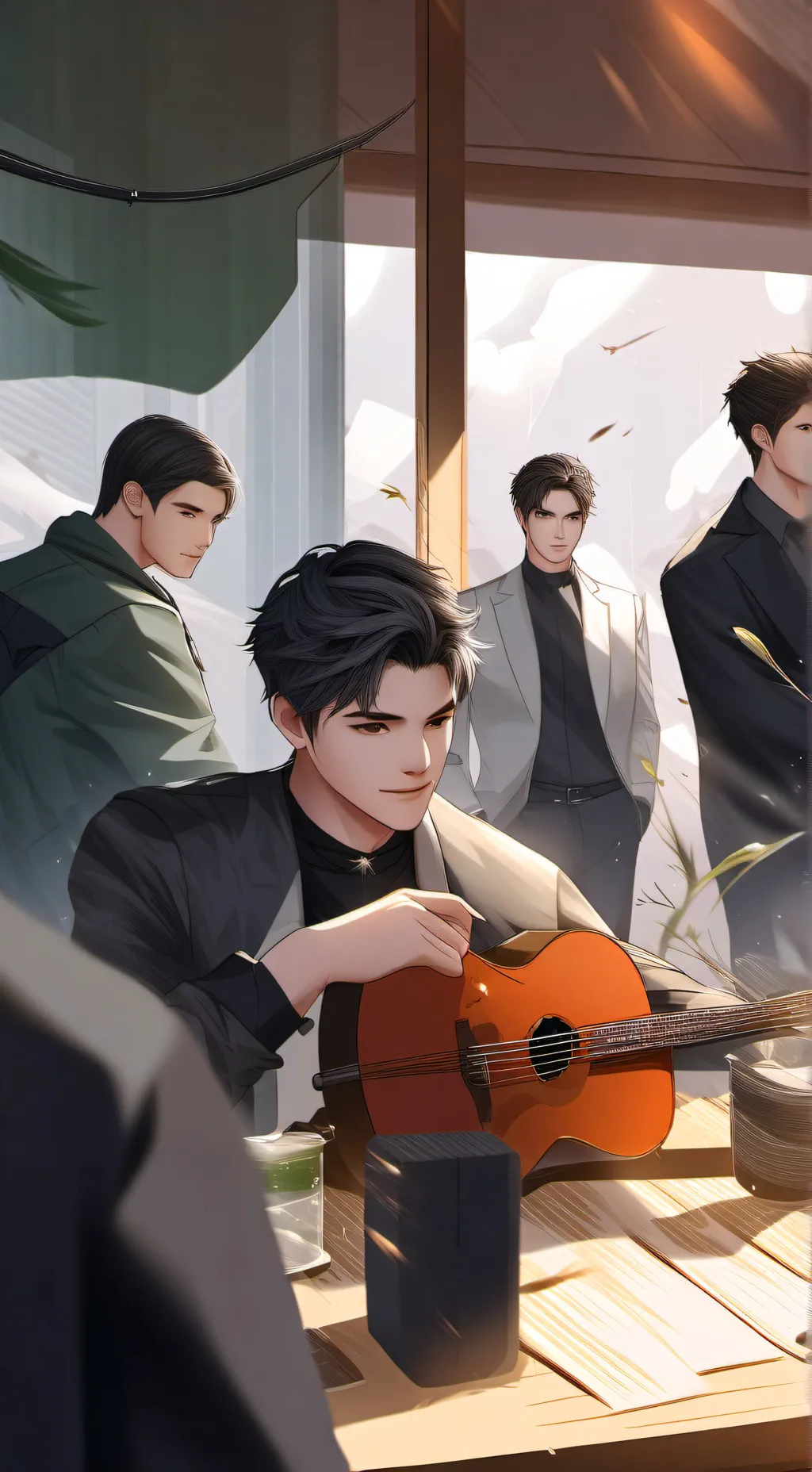 ai character: Btr  background