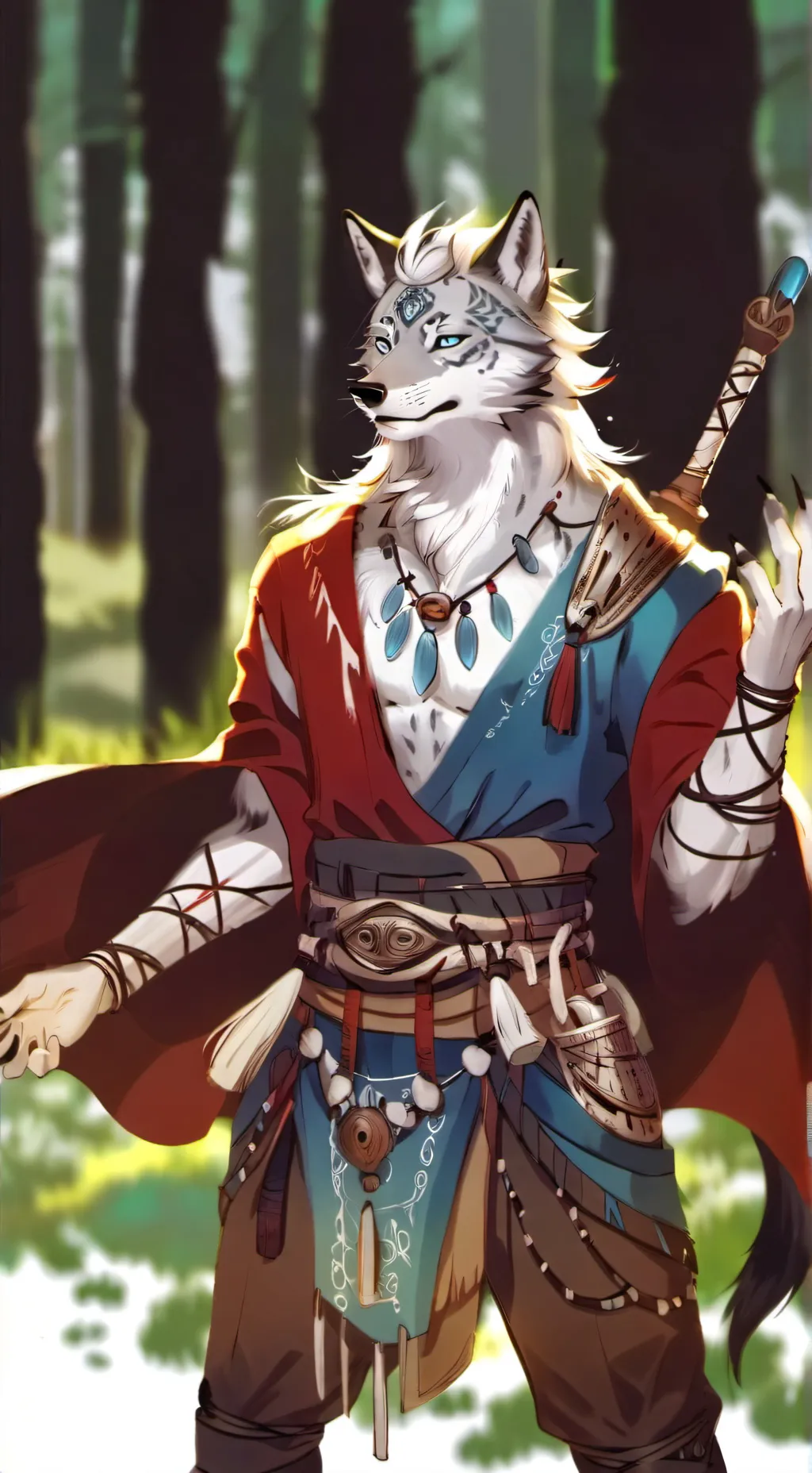 ai character: Kaela Frostfang background