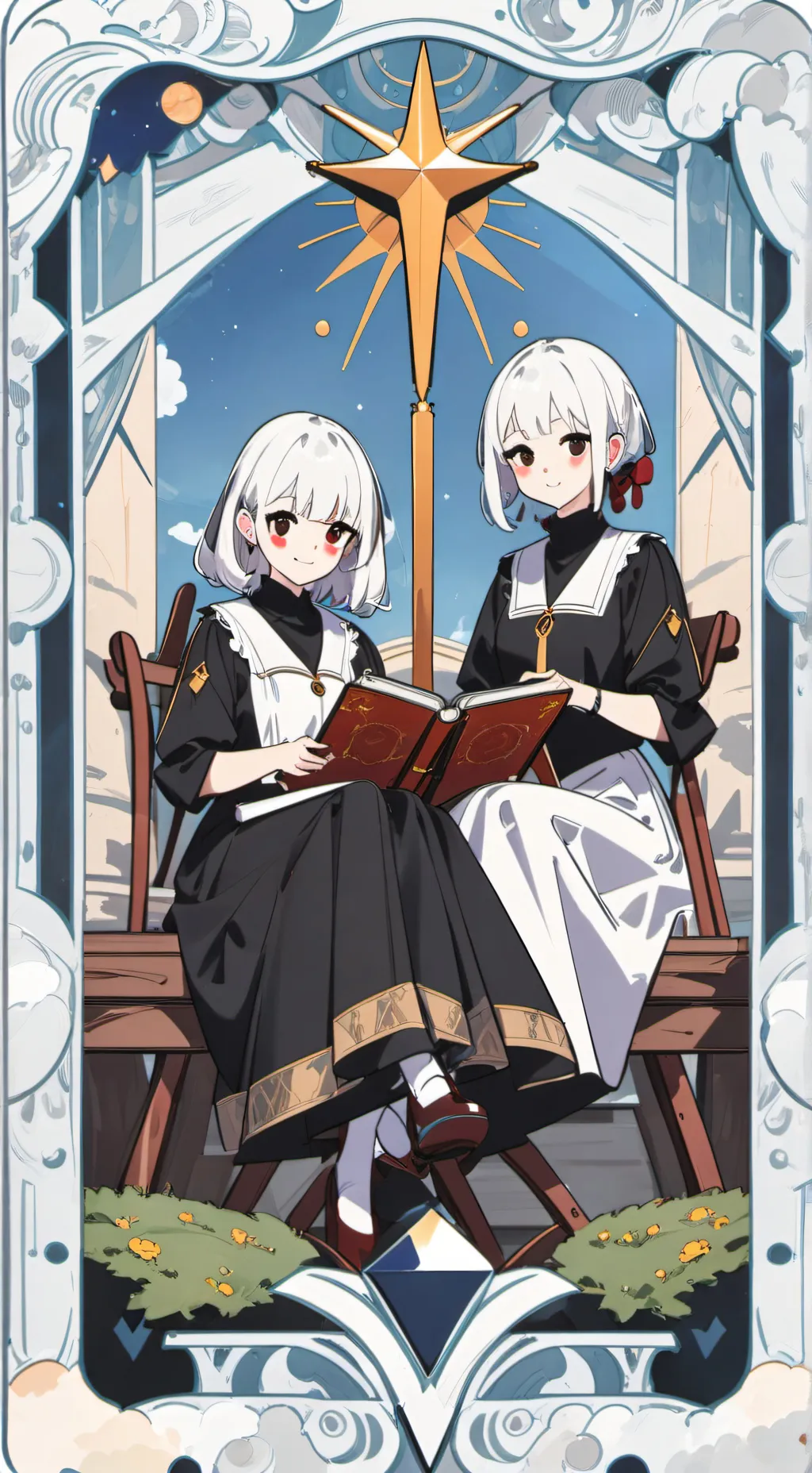 ai character: Lili y lichi  background