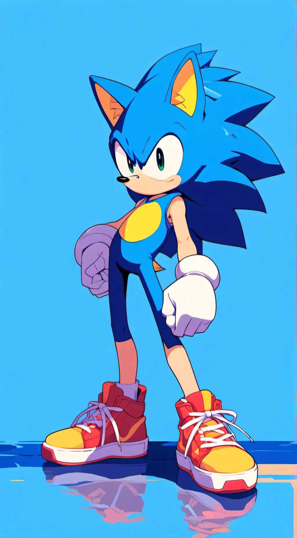 ai character: sonic background