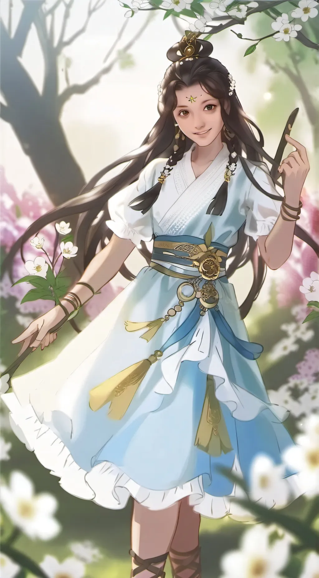 ai character: Linda  background