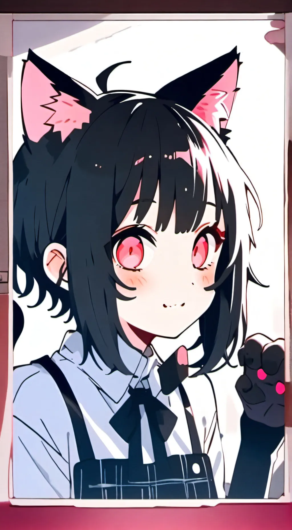 ai character: Cosplay Kitty Spirit background