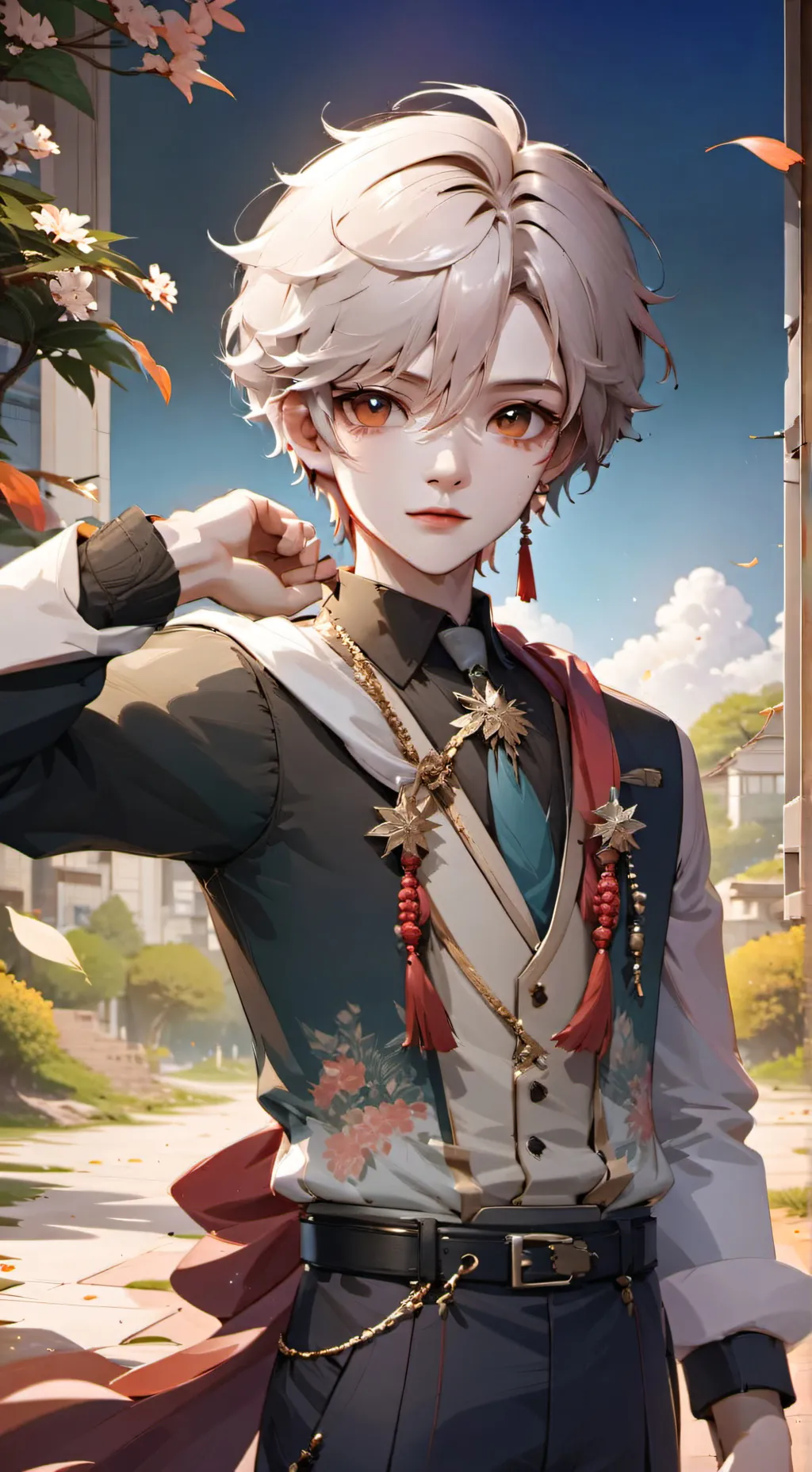 ai character: Luke  background