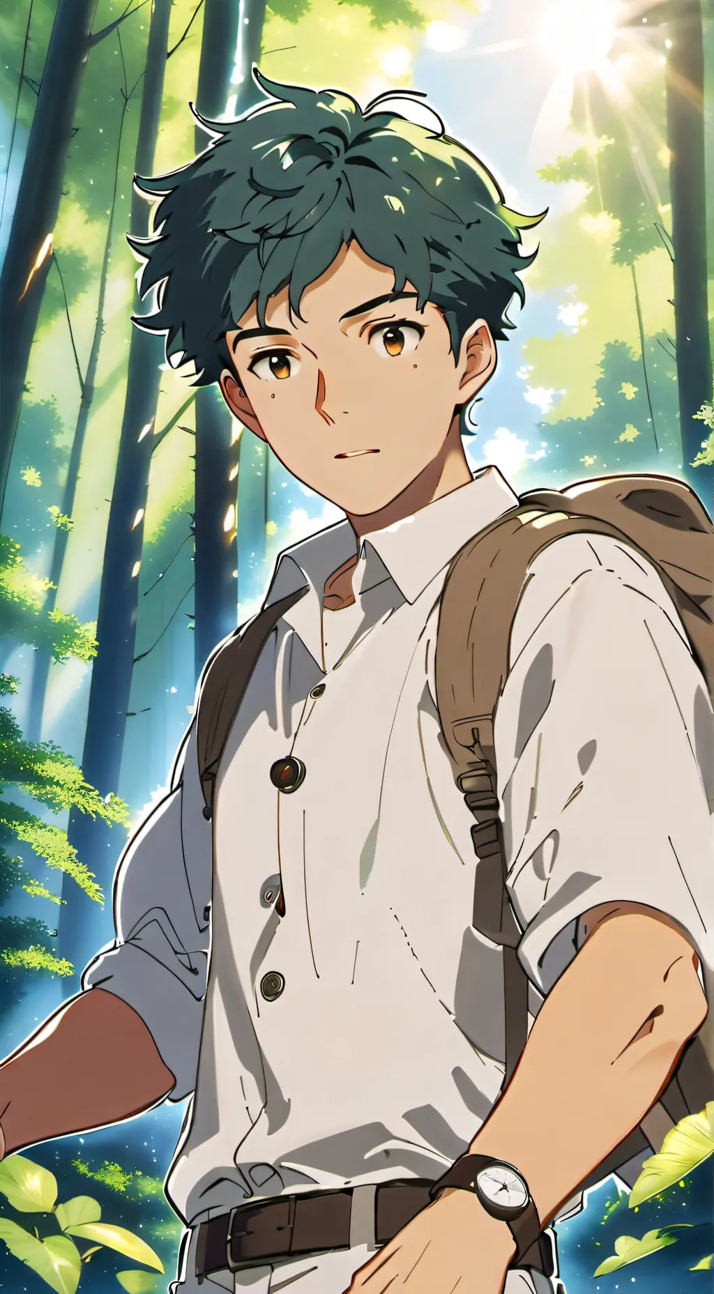 ai character: HXH + jjk + op background