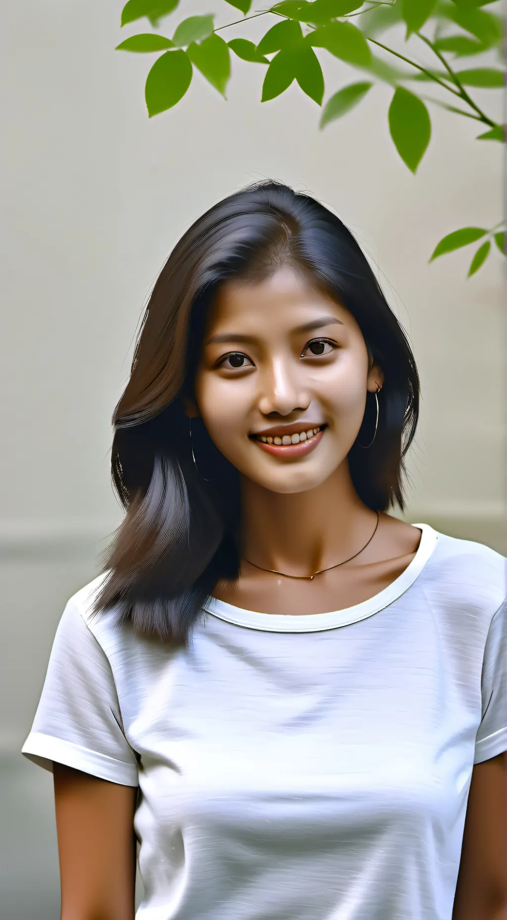 ai character: Улыбающие background