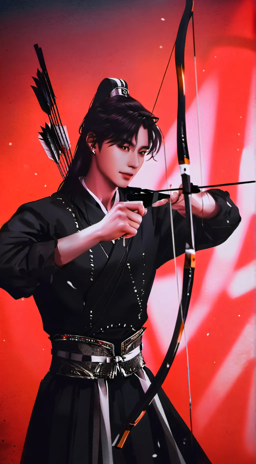 ai character: Hwang hyunjin  background