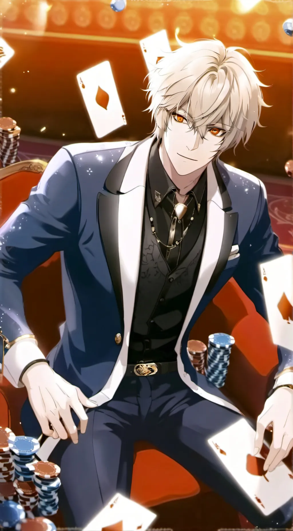 ai character: Leo  background