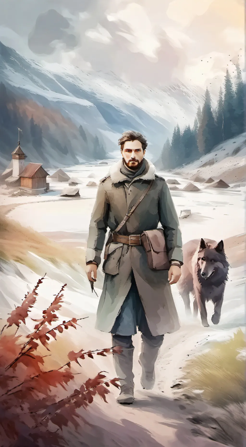 ai character: Russian border p.2 background