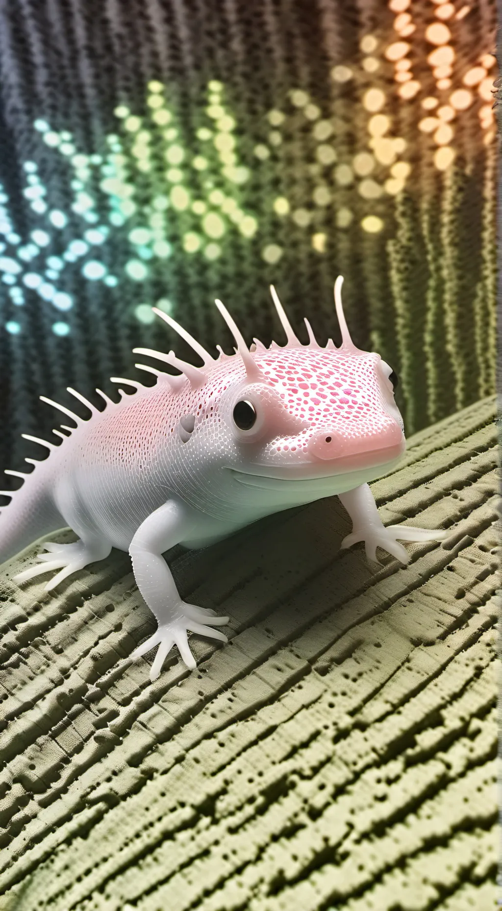 ai character: Pixel background