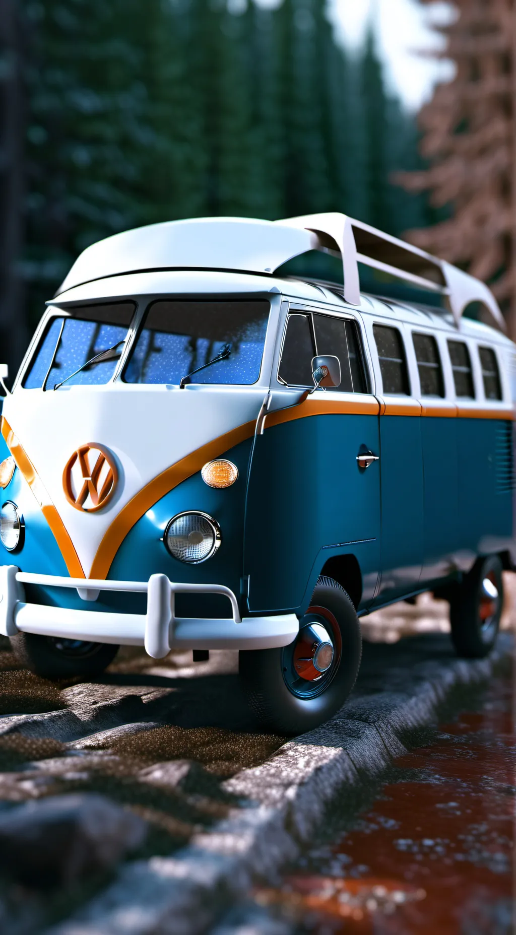 ai character: friend holiday! background