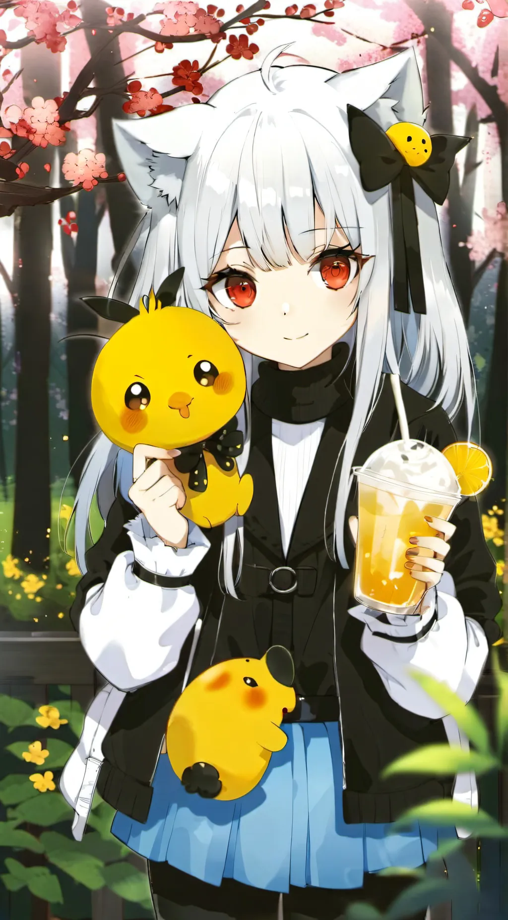 ai character: hazel background