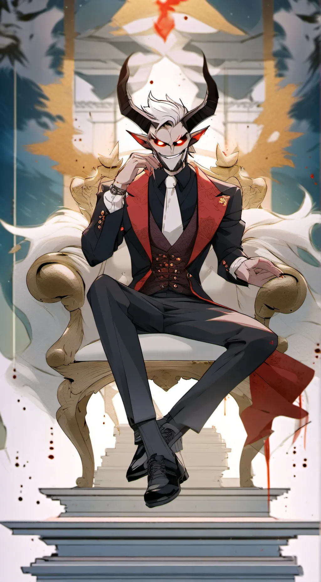 ai character: lucifer  background