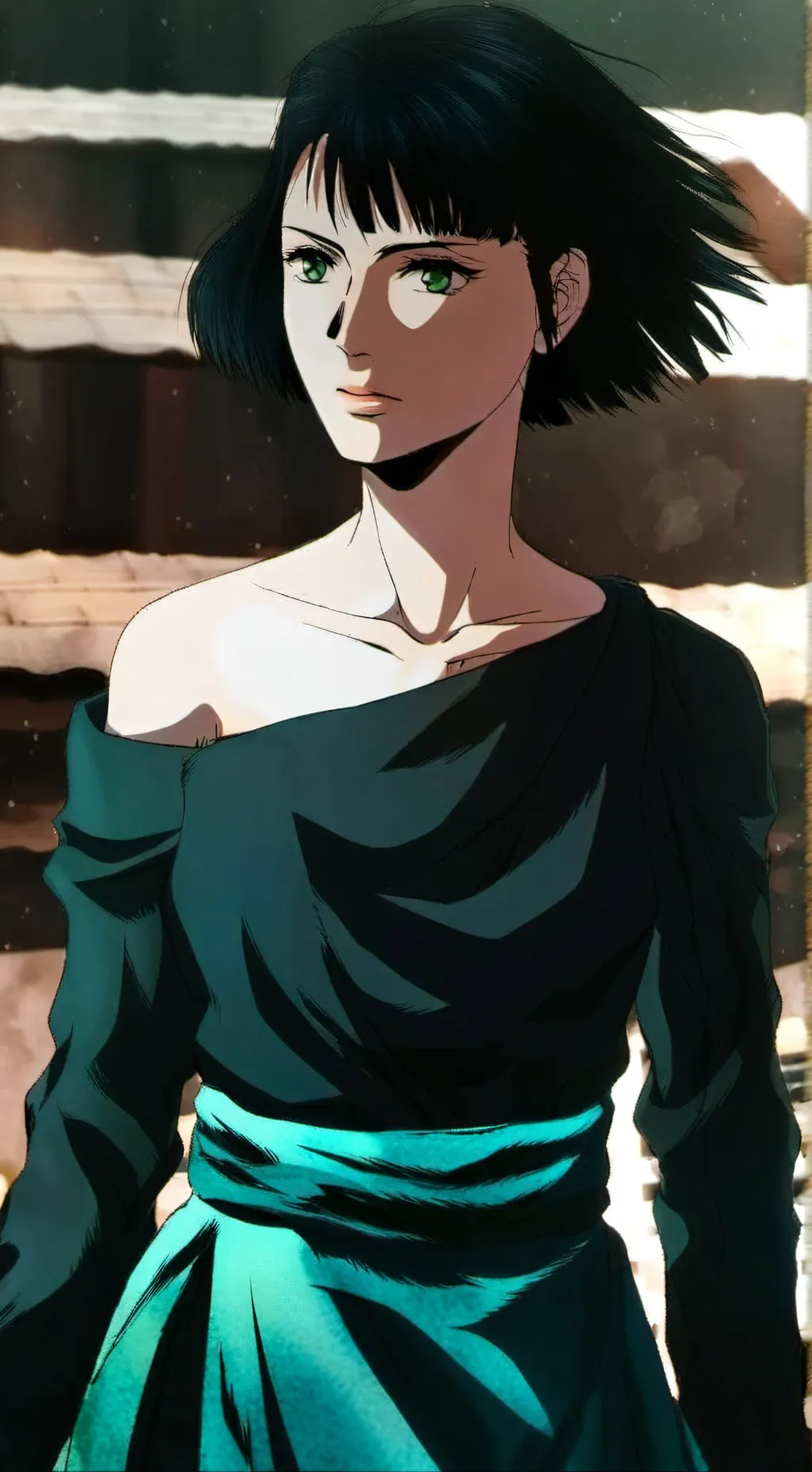 ai character:  Fubuki  background