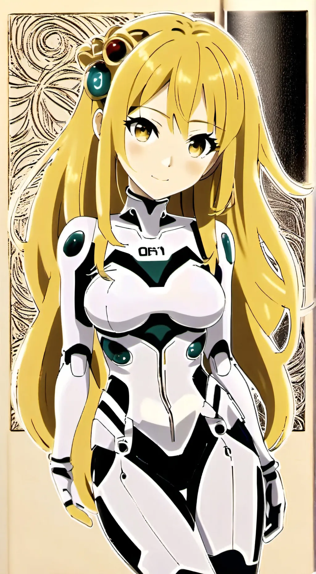 ai character: female anatomy bot background