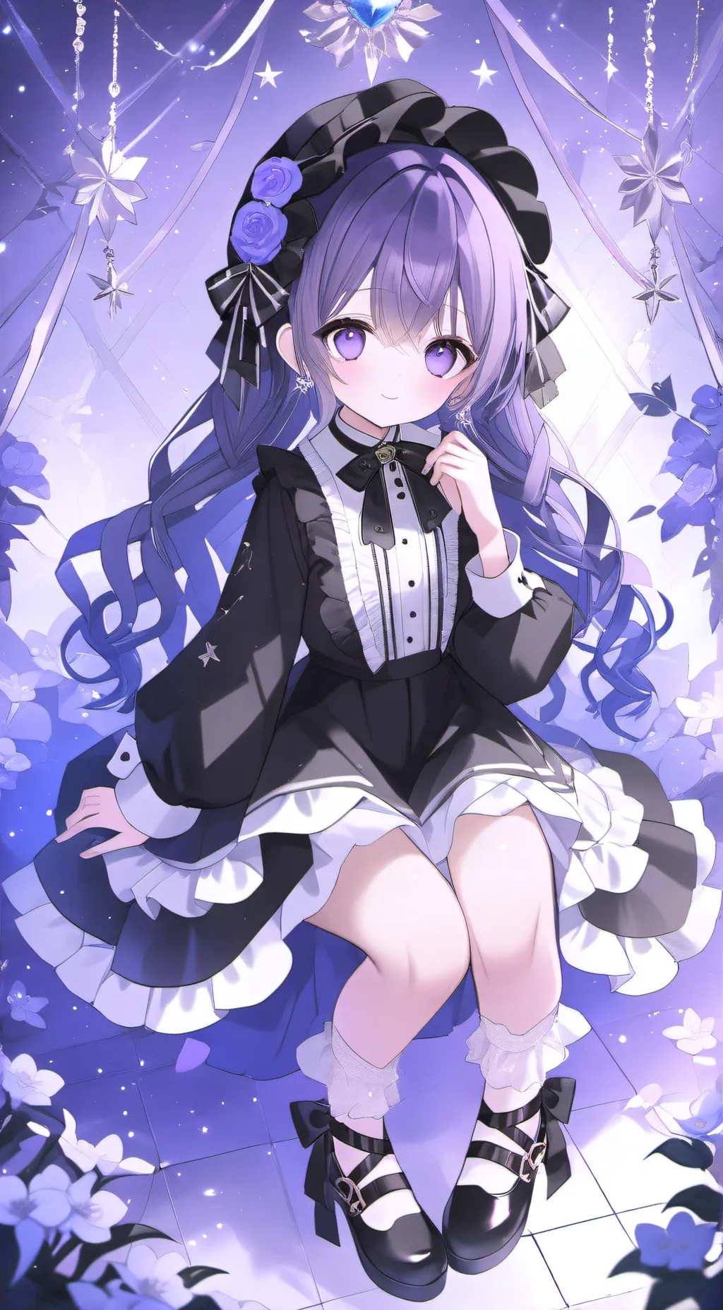 ai character: 😏😏😏😏 background