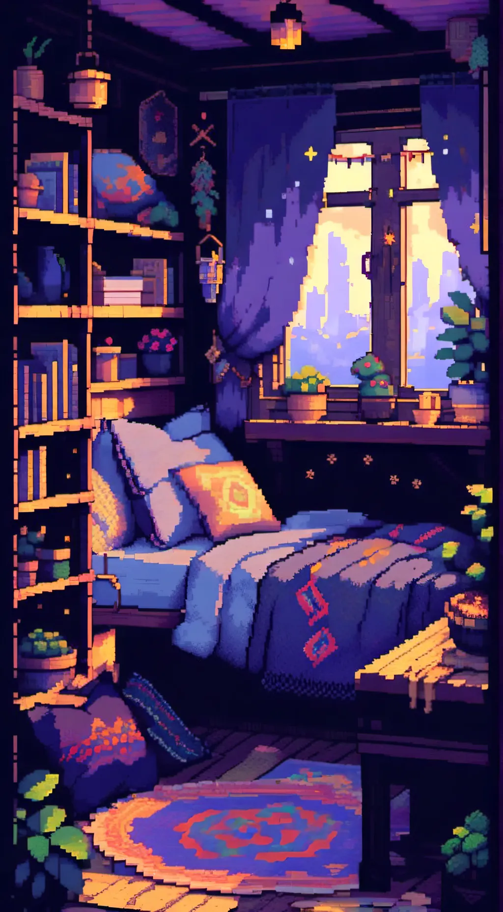 ai character: Forsaken sleepover background