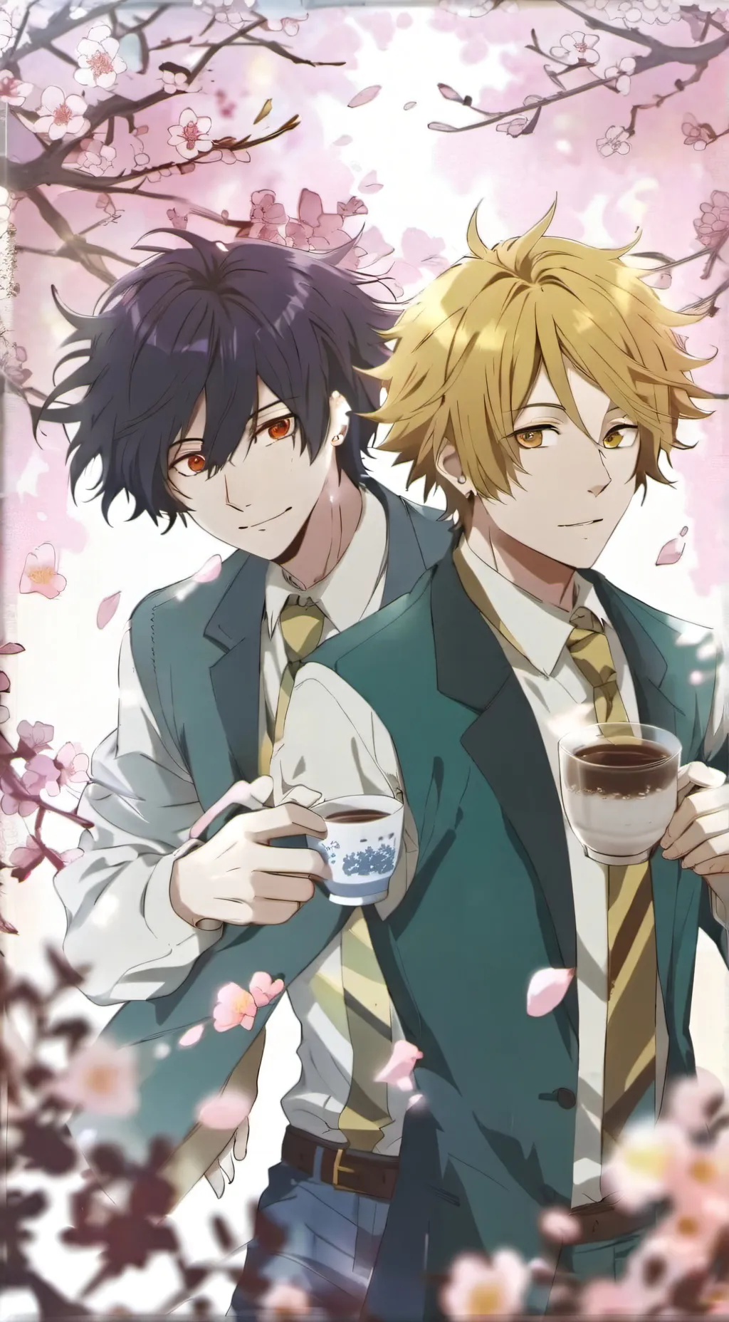 ai character: shinso and denki background