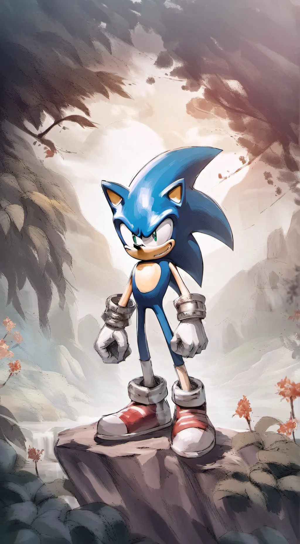 ai character: sonic background