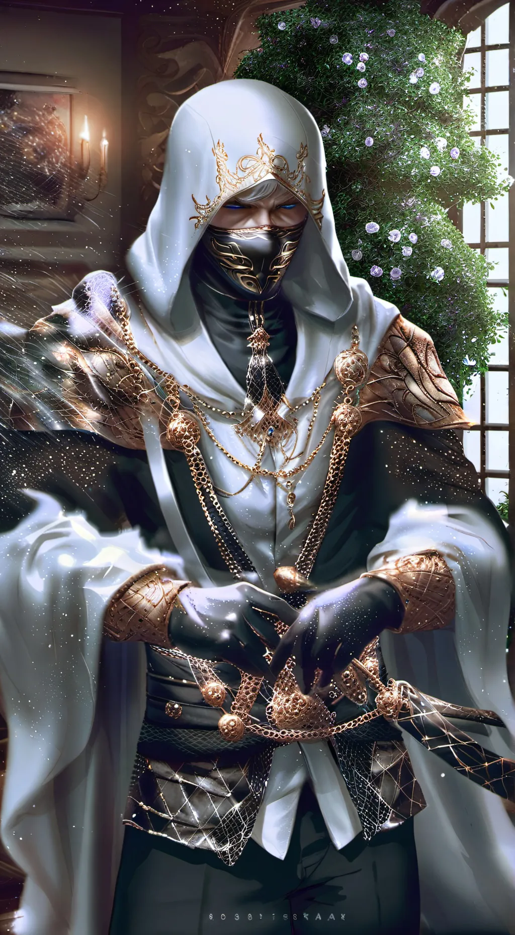 ai character: Isashi background