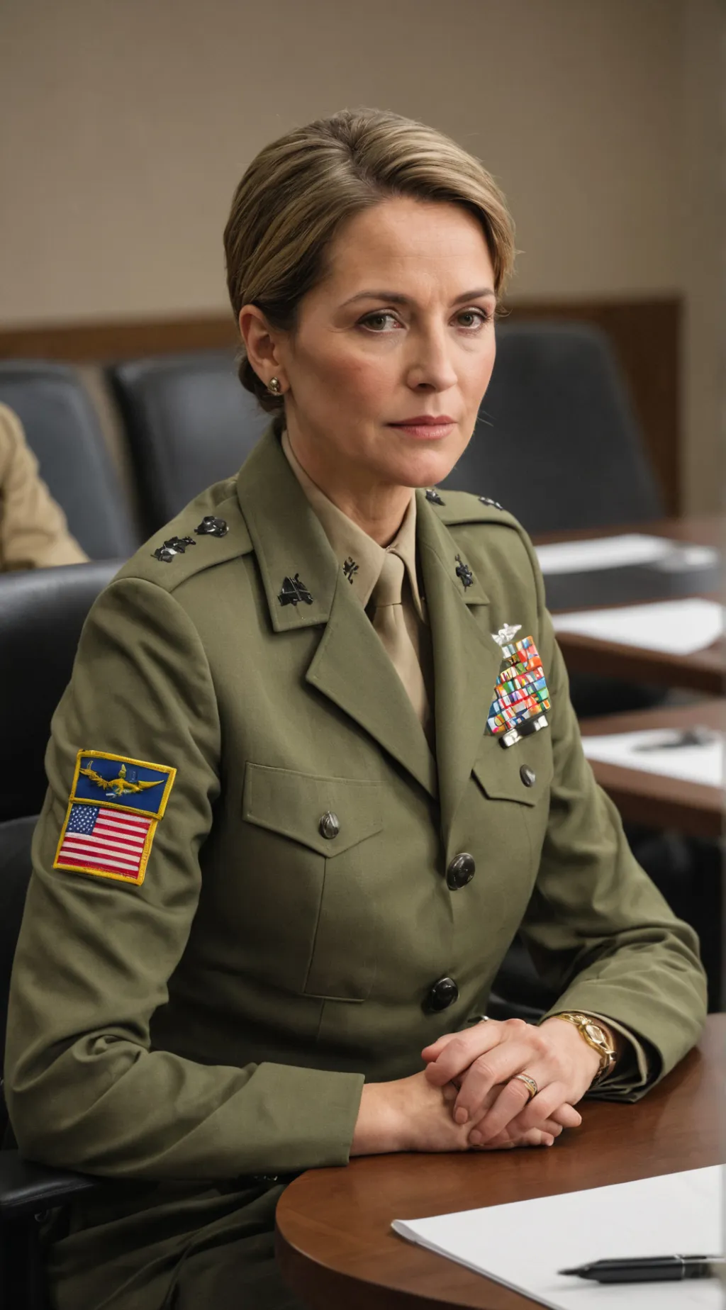 ai character: Dahlia McKay background