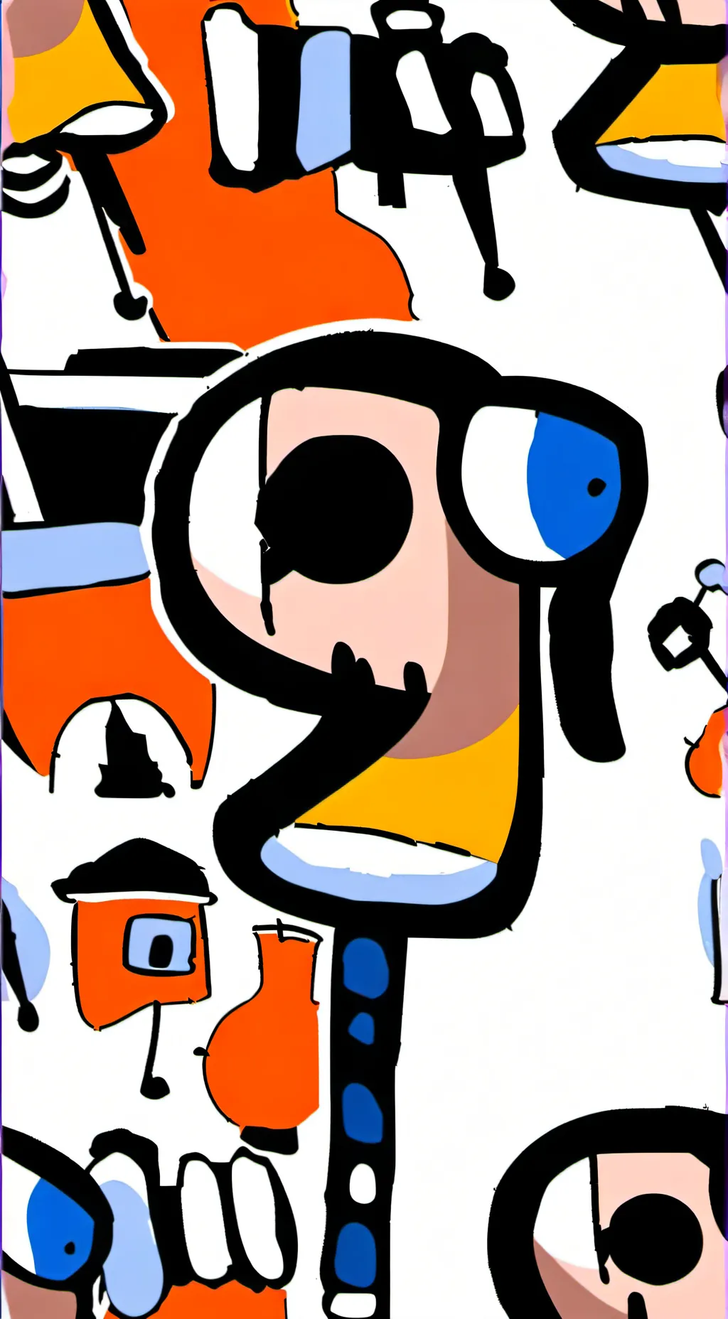 ai character: Dandy's World  background