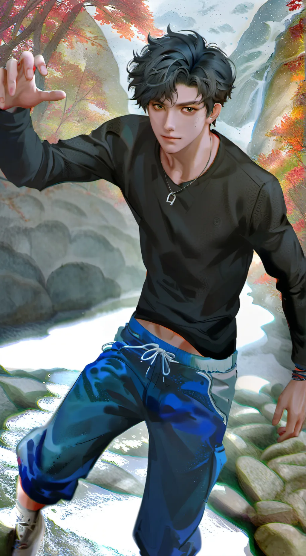 ai character: Adam background