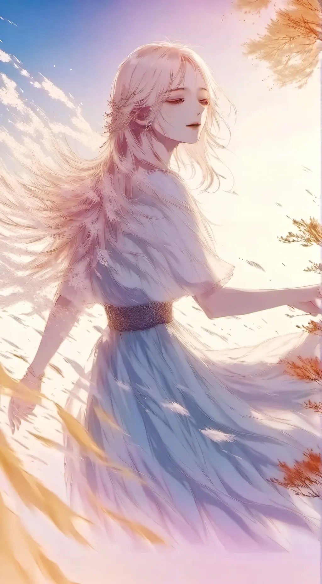 ai character: il tuo angelo background