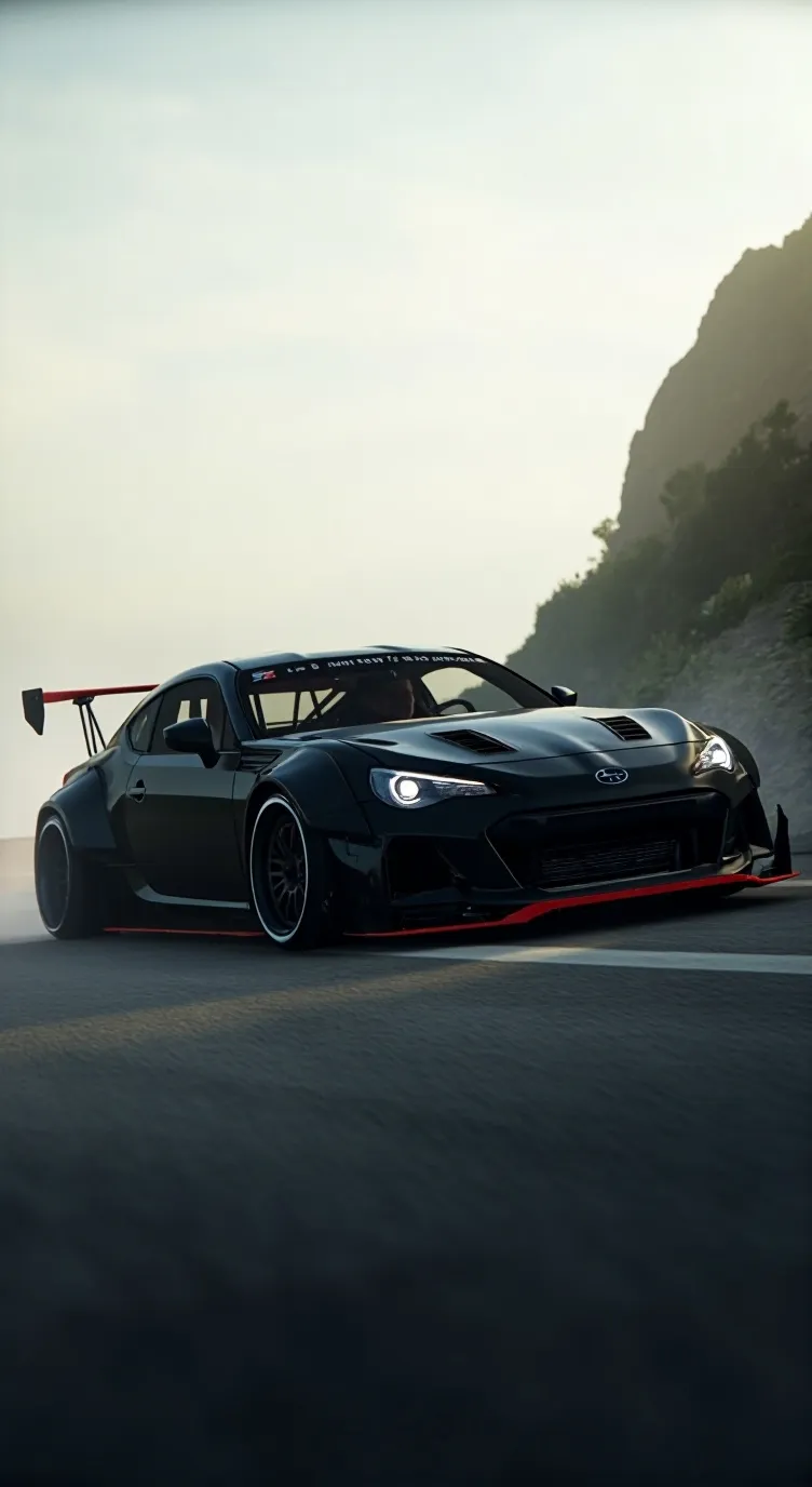 ai character: 2025 Subaru BRZ tS background