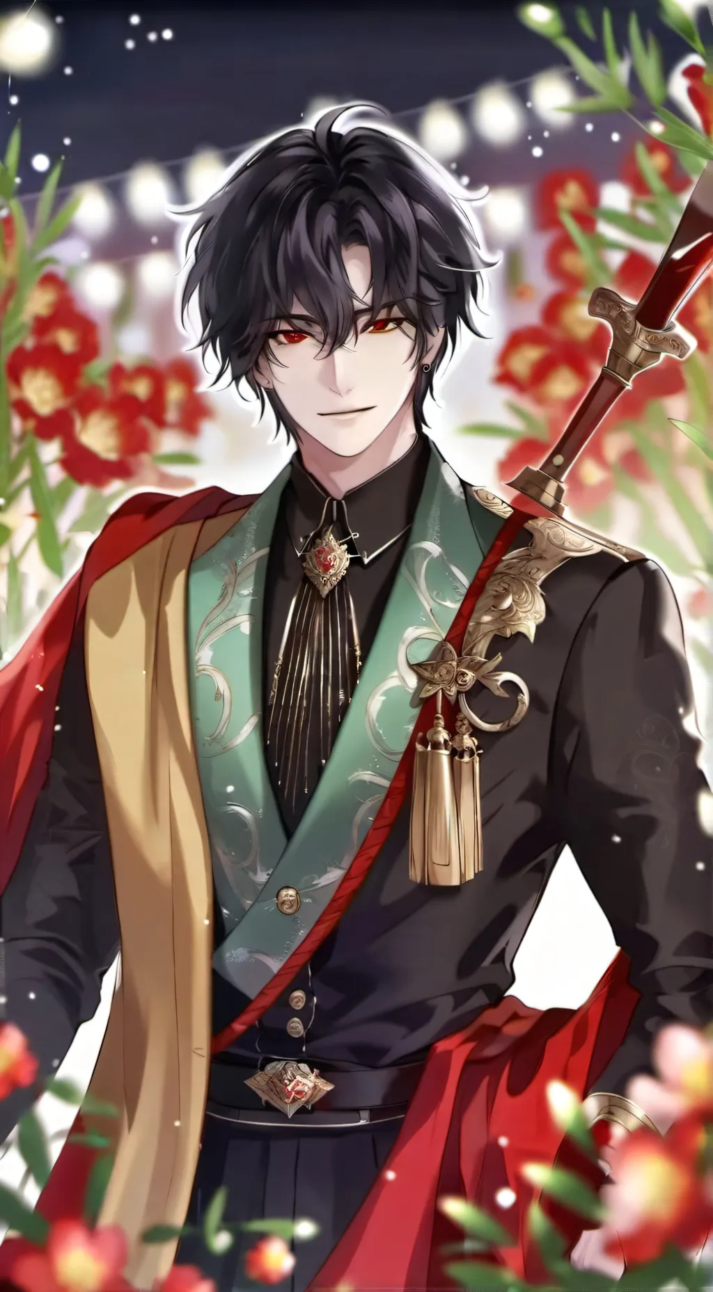 ai character: Asher⸜❤︎⸝‍ background