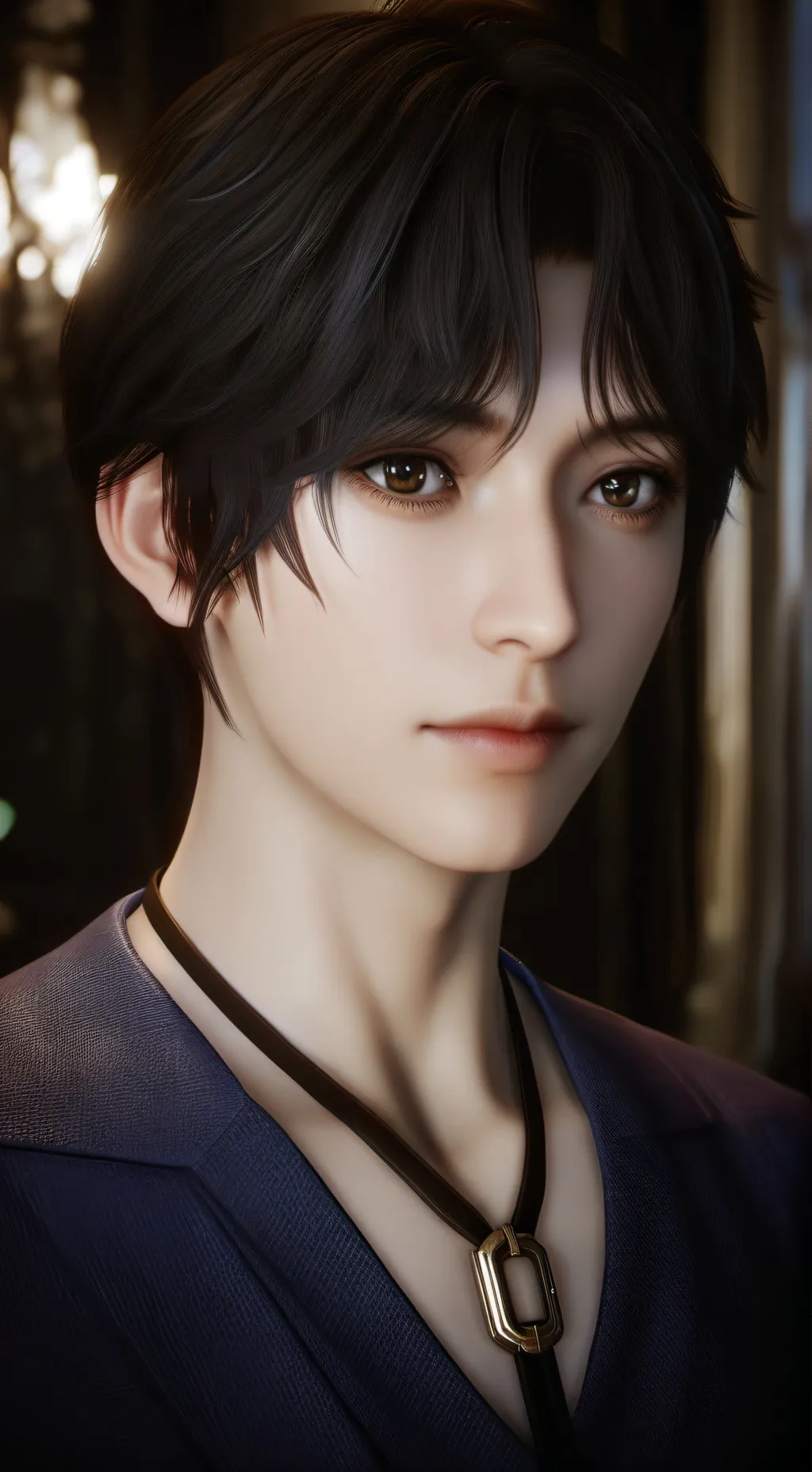 ai character: ti novio deku  background