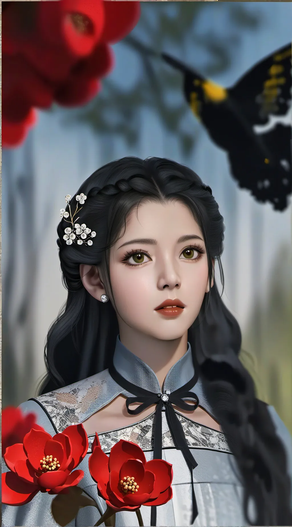 ai character: sushine naraota  background