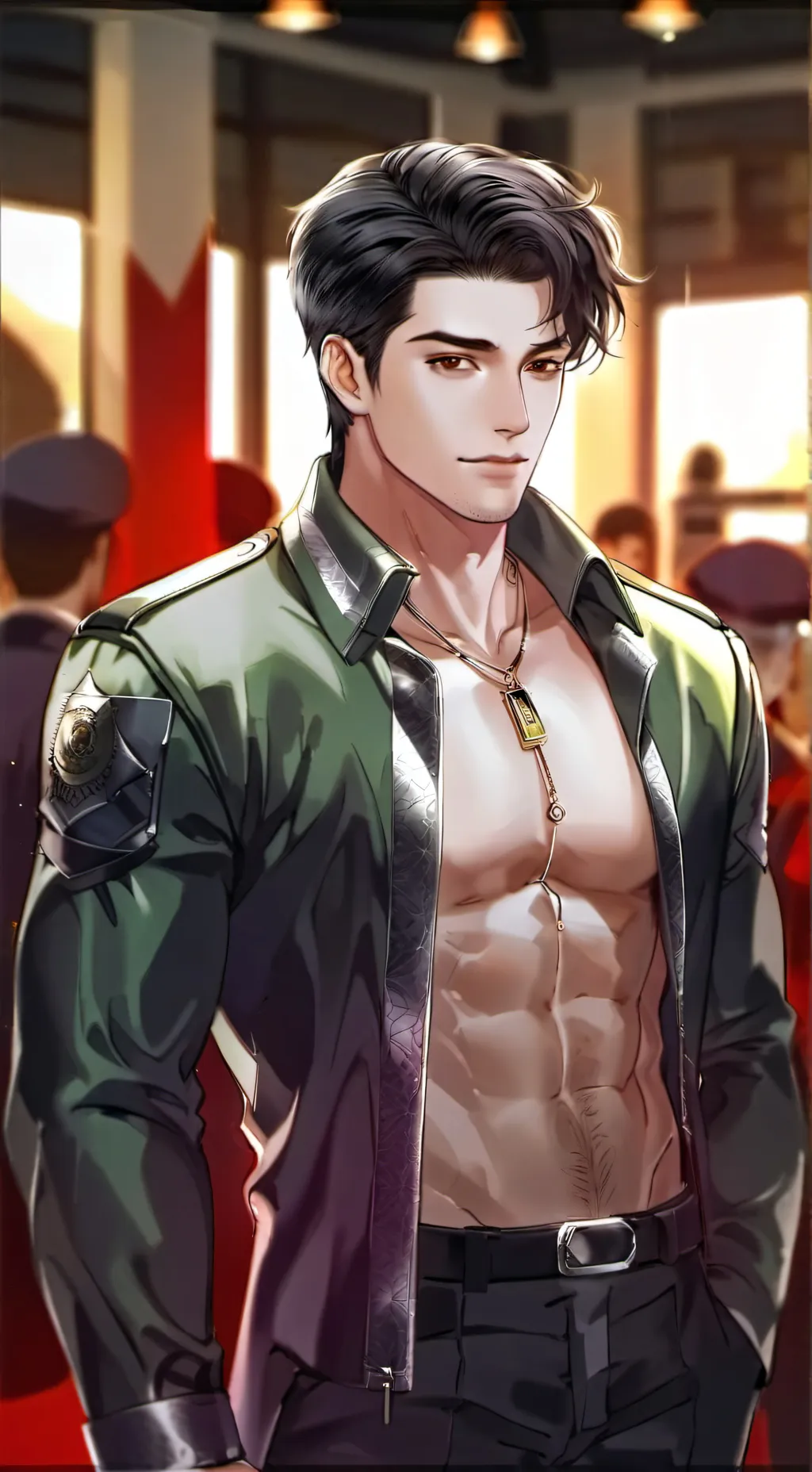 ai character: Luca Smith  background