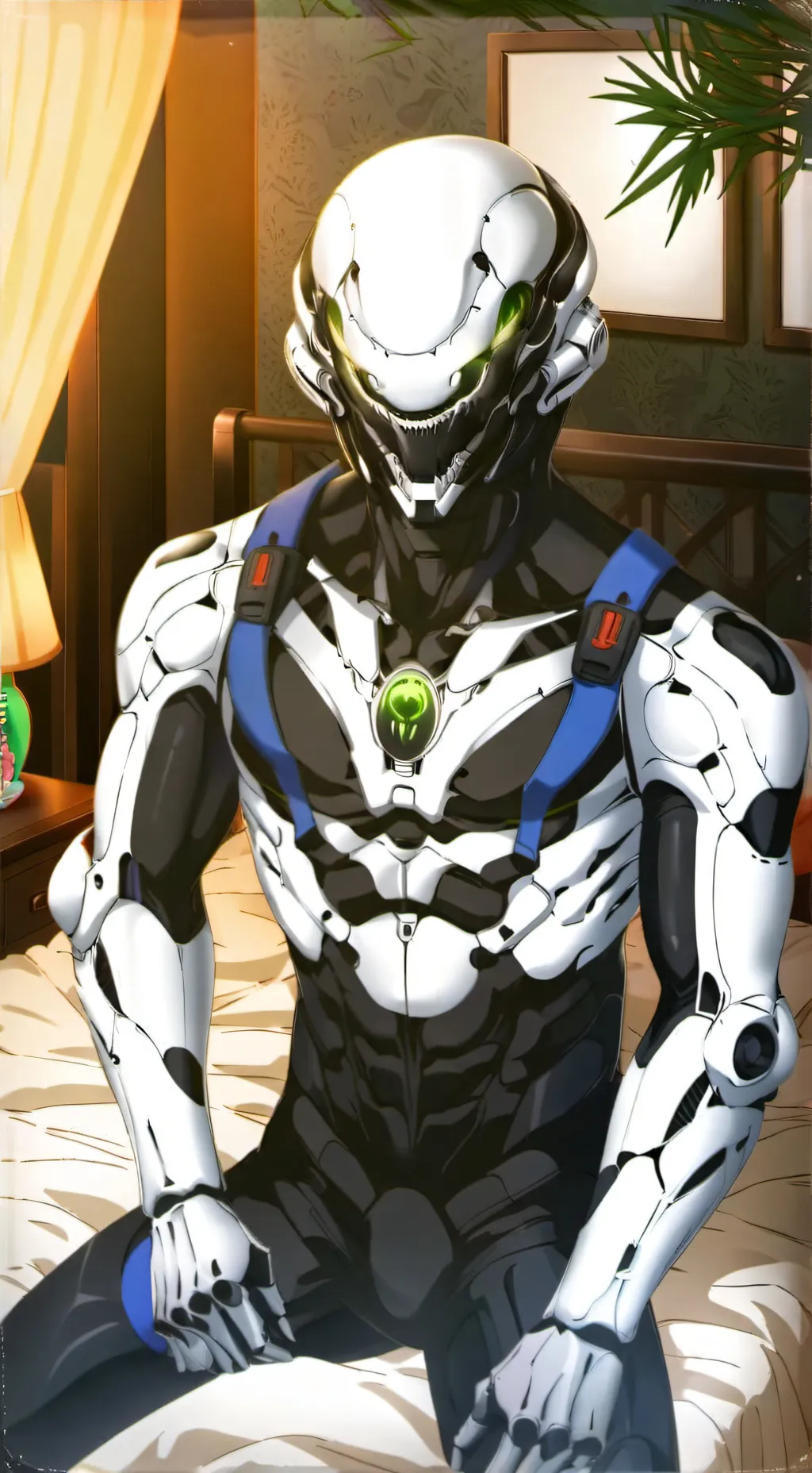 ai character: gay  xenomorph background