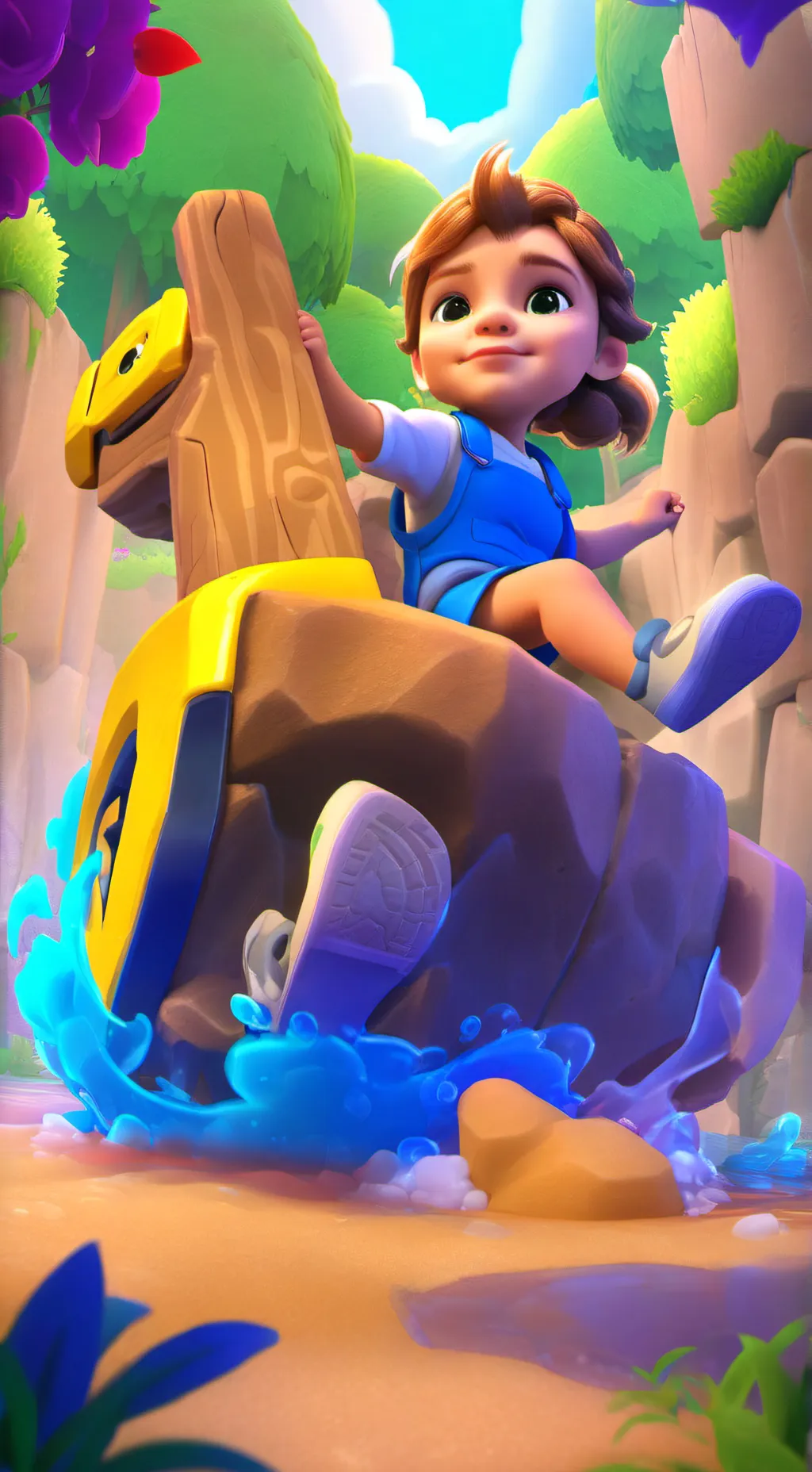 ai character: milena background