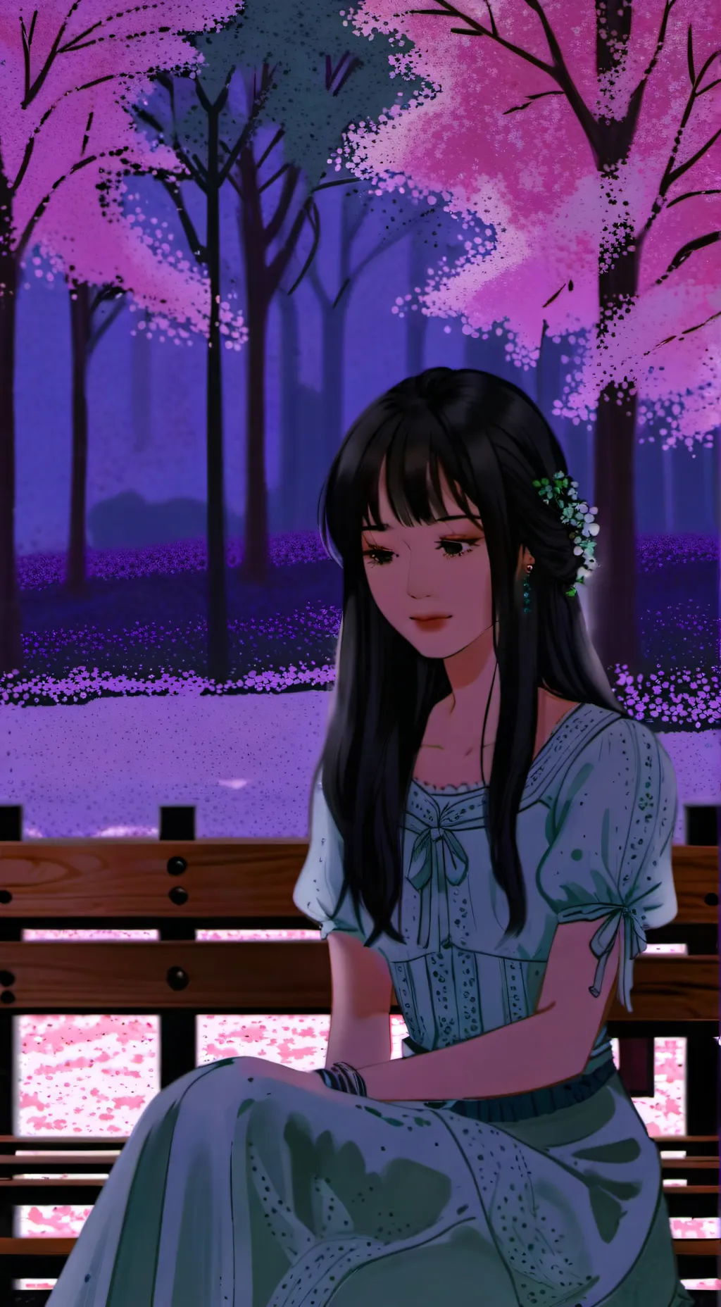 ai character: mari background