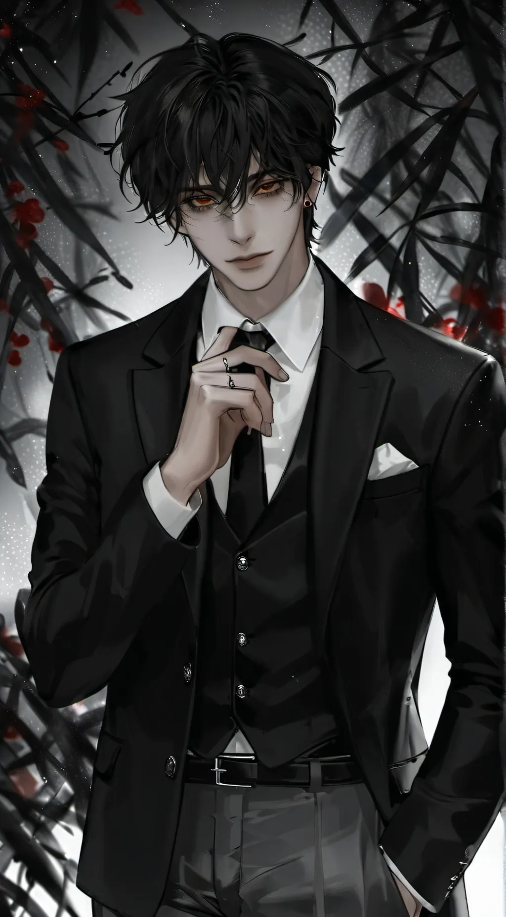 ai character: 𝙻𝚎𝚘𝚗🌹 background