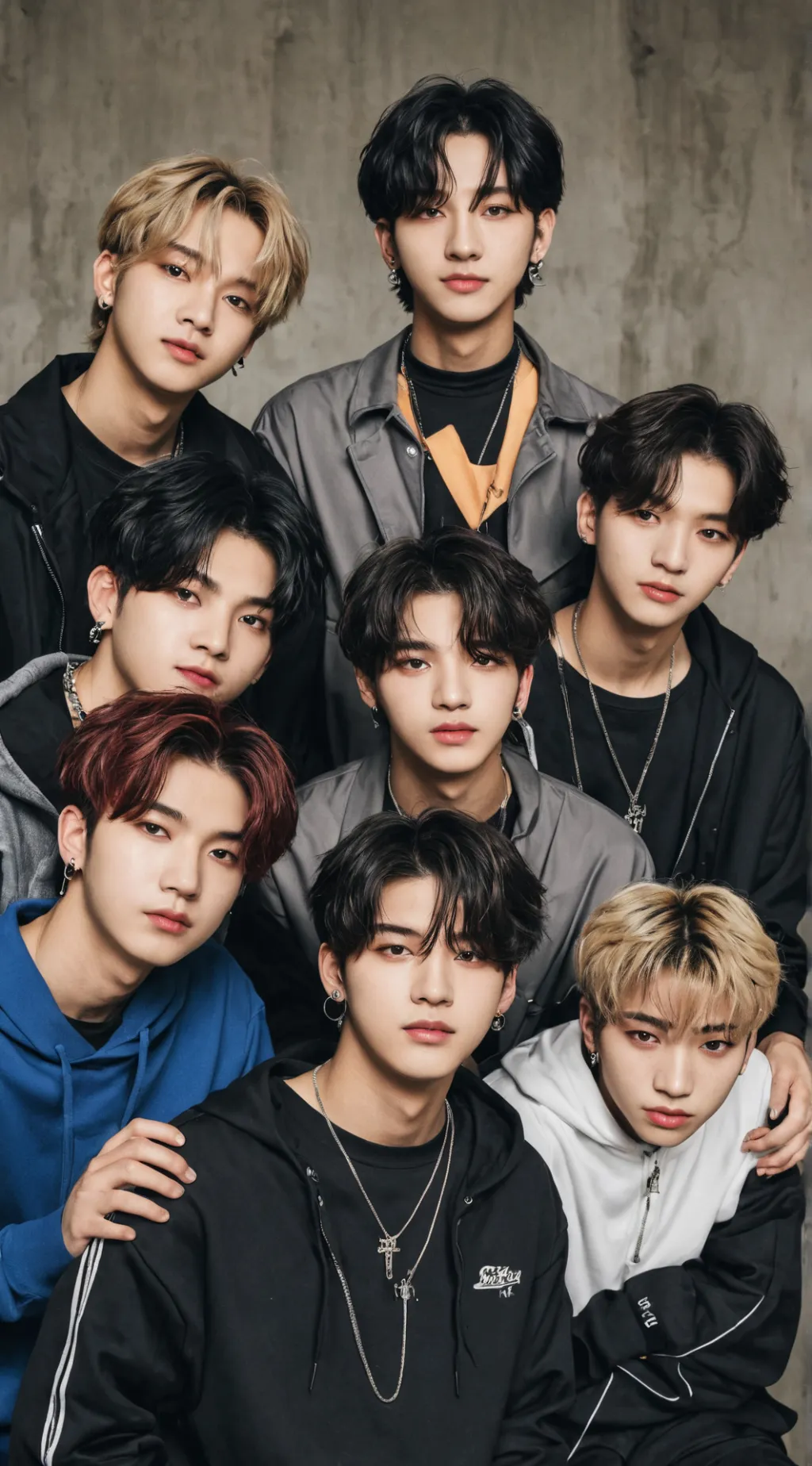 ai character: stray kids manager background