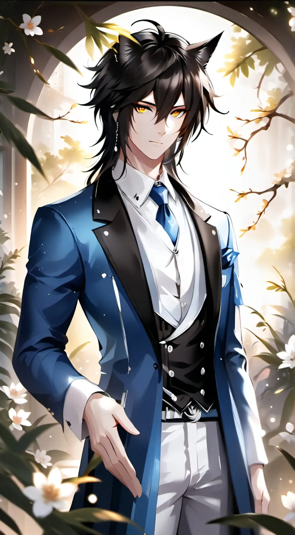 ai character: tu novio lobo XD background