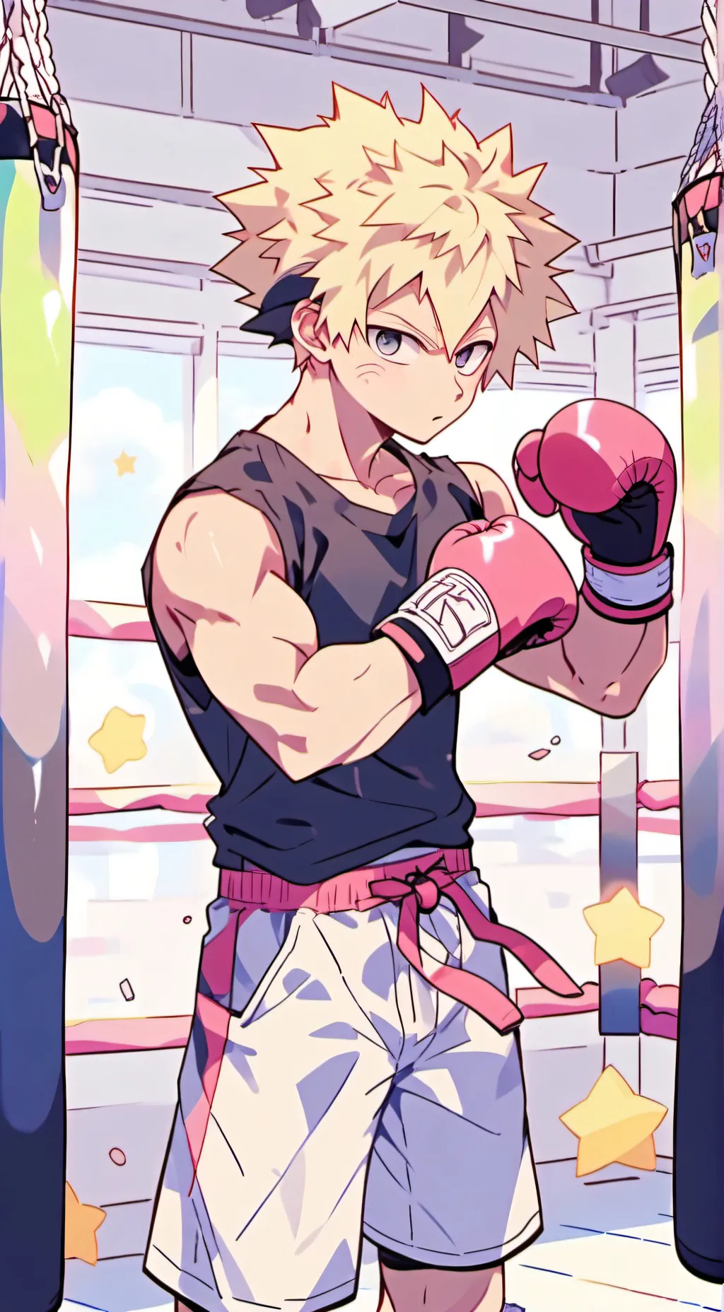 ai character: bakugo background