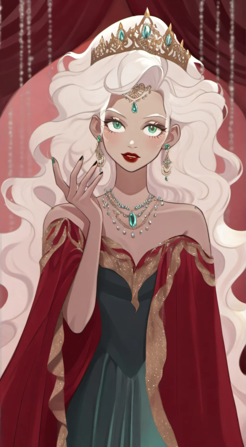 ai character: Pisces  background