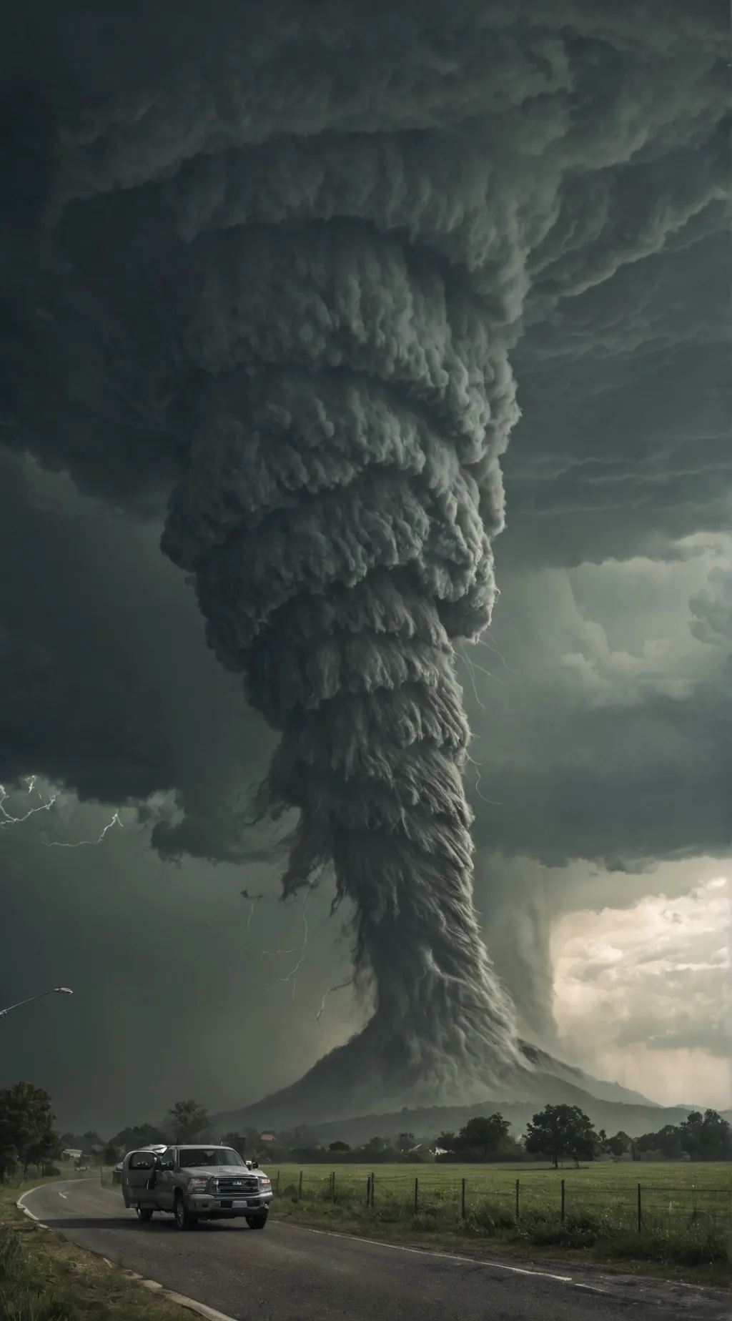 ai character: Tornado monster  background