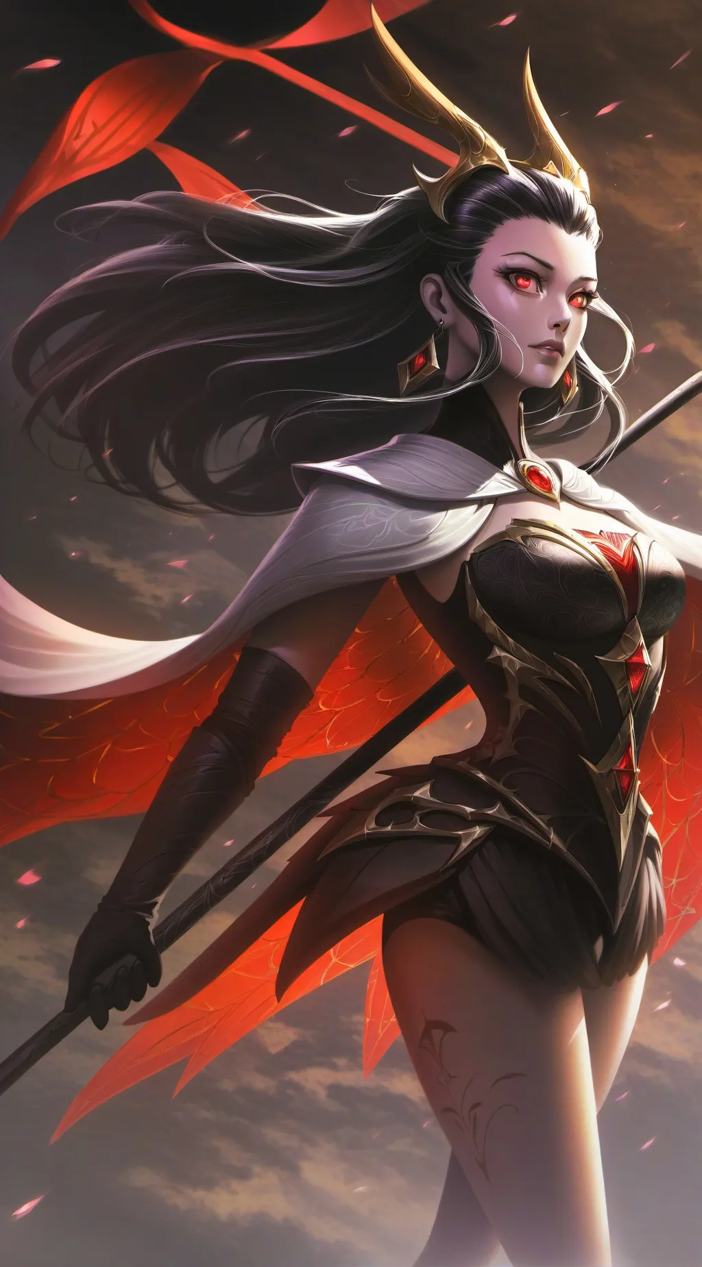 ai character: nezuko demon  background