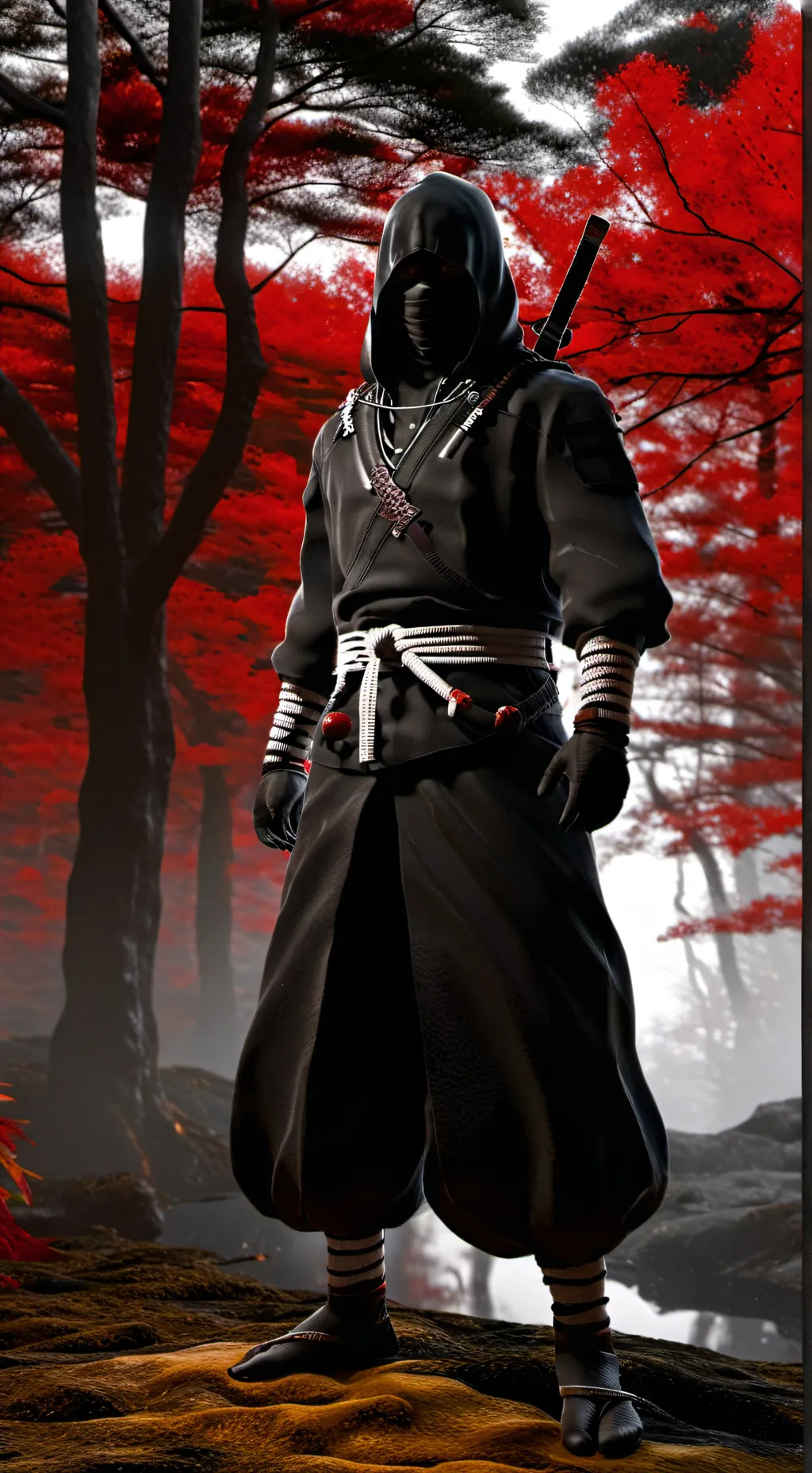 ai character: The Ninja background