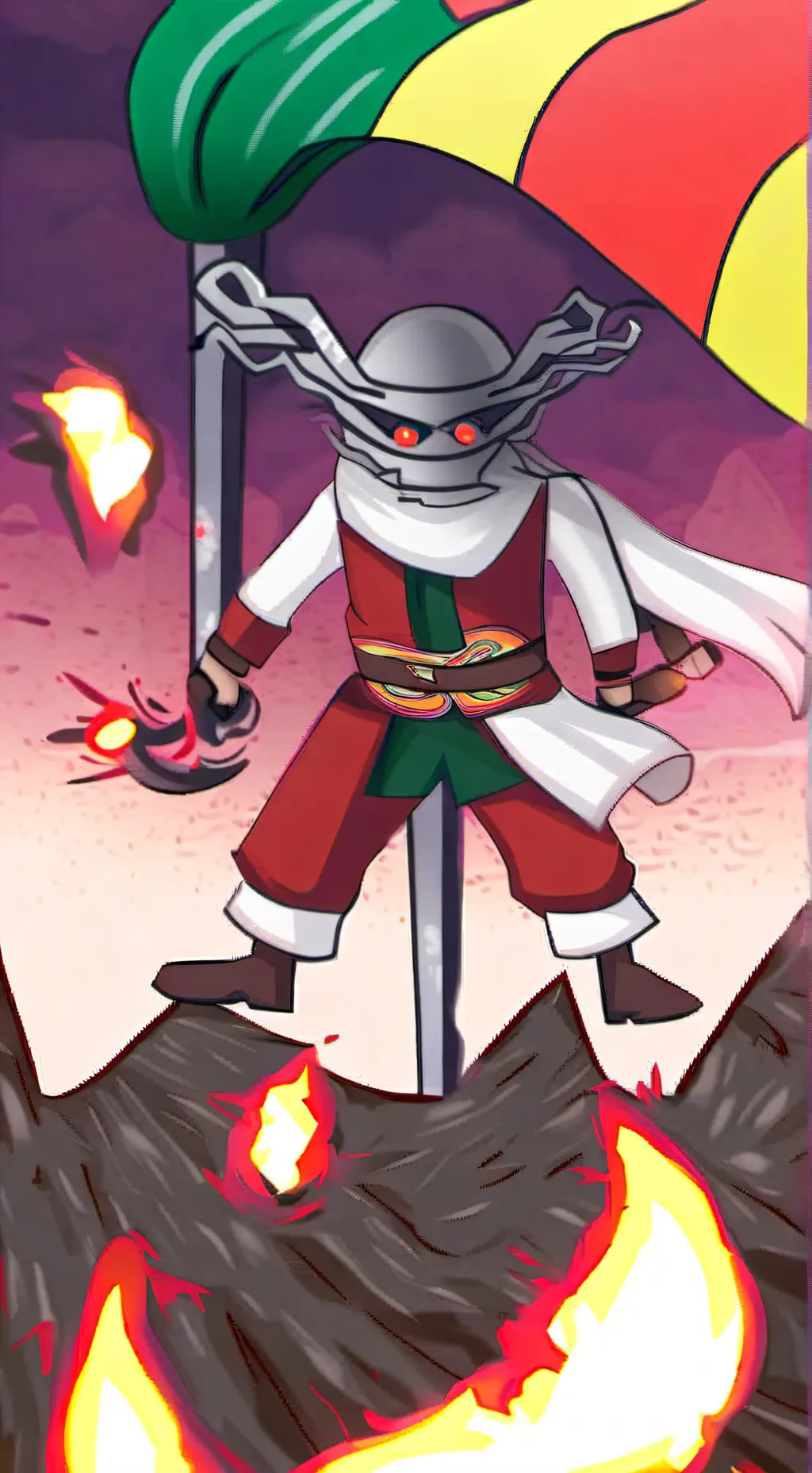 ai character: portugal vs Brasil background