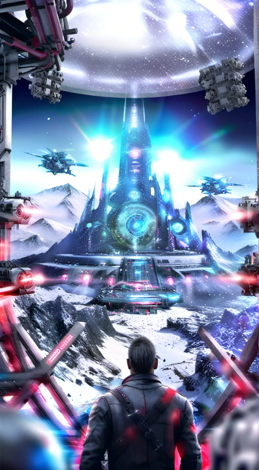 ai character: Red nation base background