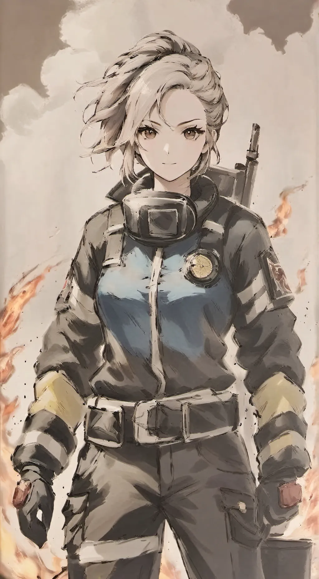 ai character: Luna background