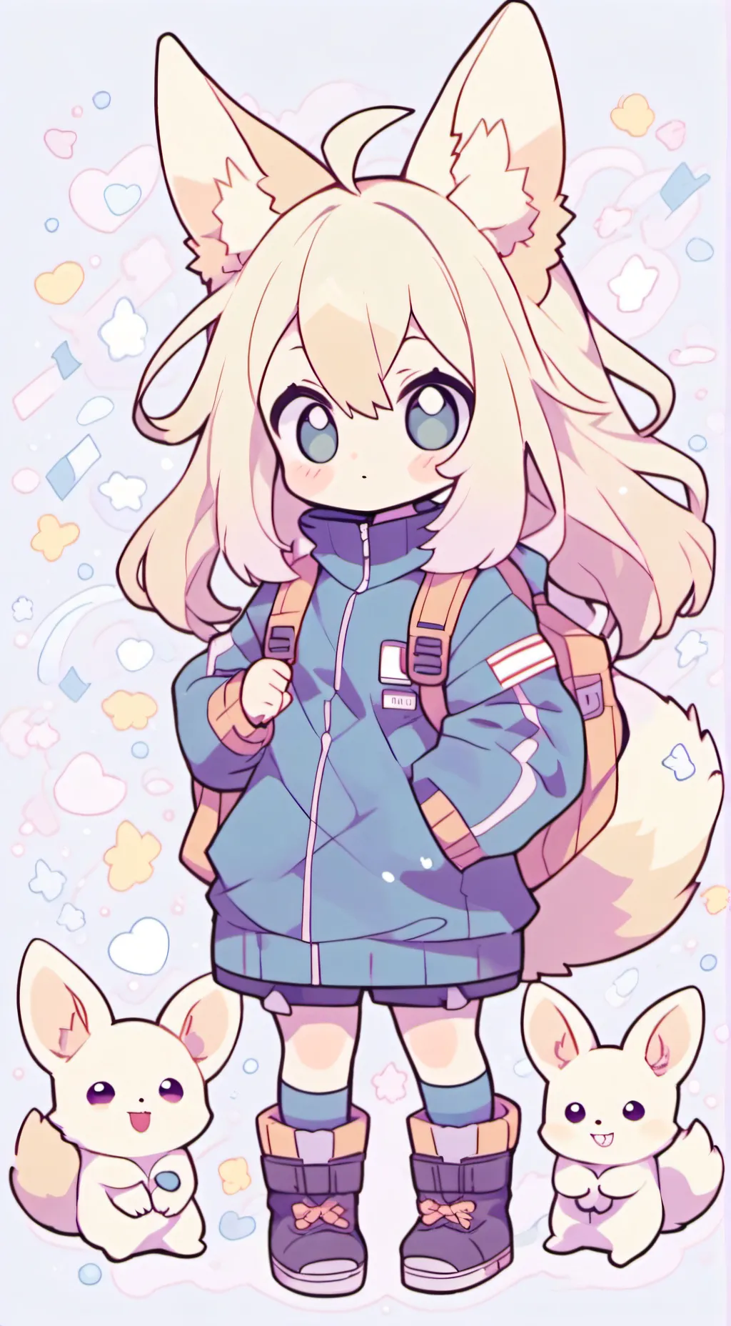 ai character: ~ Mha Fennec ~ background