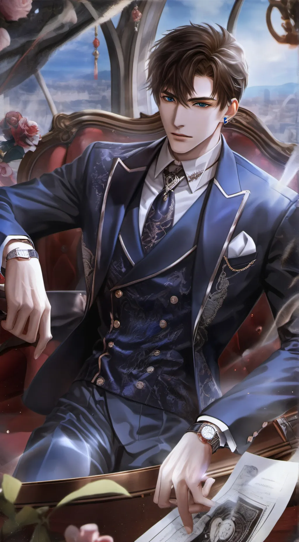 ai character: Adrian background